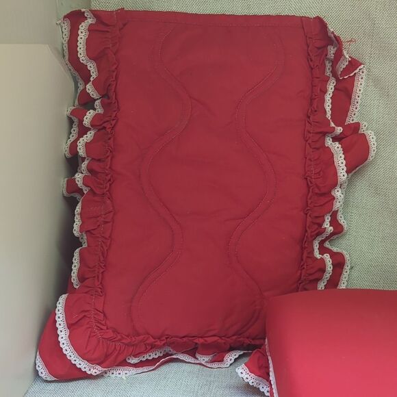 Miniature fancy felt mouse house bedroom boudoir set - Picture 13 of 16